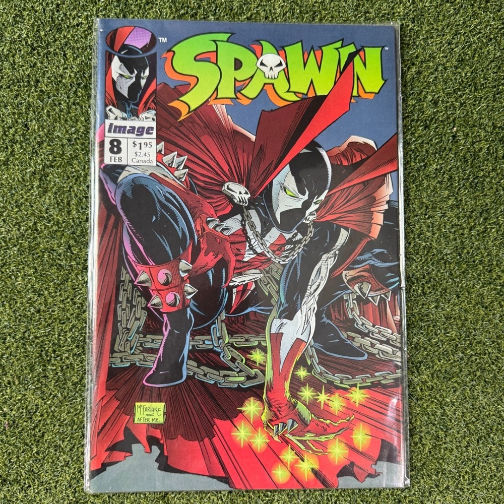 Spawn #8 1993 Image Comics McFarlane Newsstand Key Issue VF Bagged‎